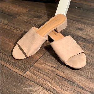 Beige Mules